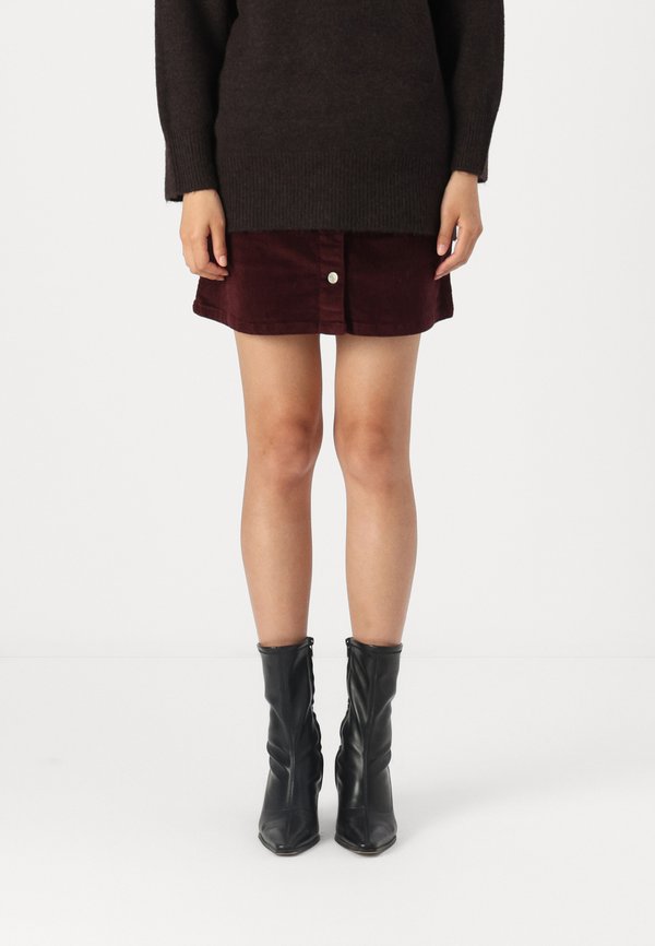 VMETTA SHORT SKATER SKIRT - Mini skirt - winetasting