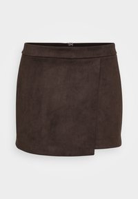 ONLRINEA SKORT - Miniskjørt - seal brown