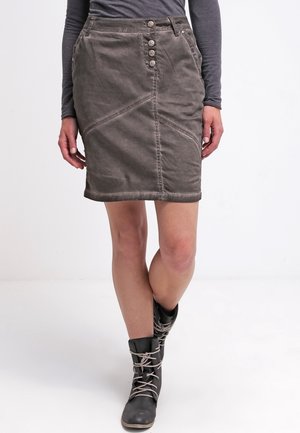 Gonna a tubino - brown