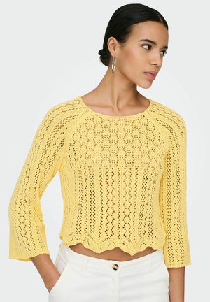 ONLNOLA LIFE 3/4 PULLOVER NOOS - Jersey de punto - sunlight