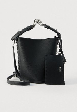 RIONA BUCKET - Borsa a mano - black/silver-coloured