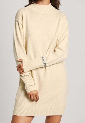 Gebreide jurk - off-white