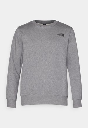Grijze sweatshirt van zacht katoen, met een ronde hals, lange mouwen, geribbelde manchetten en onderrand, met een zwart logo op de borst.
