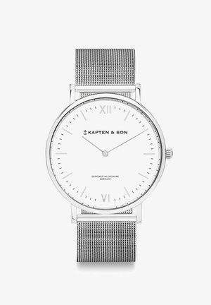 Kapten & Son CAMPUS - Orologio - silver coloured white