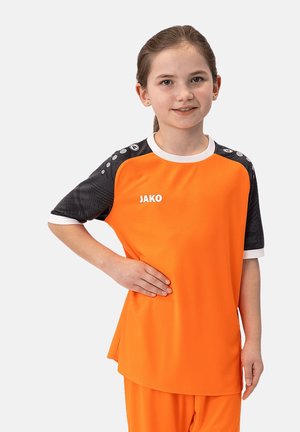 ICONIC - Sports T-shirt - orangeschwarz