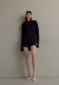 032c SHORT EVENING DRESS - Robe de soirée - dark plum