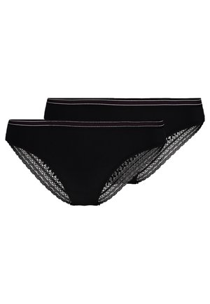 s.Oliver ALIZEBRIEF 2PACK - Slip - black