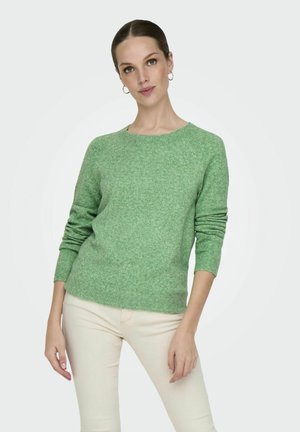 ONLY ONLRICA LIFE LS PULLOVER NOOS - Jumper - bright green