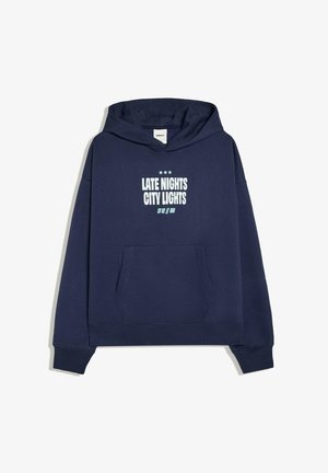 Bershka, PRINTED - HOODIE - Hoodie - royal blue