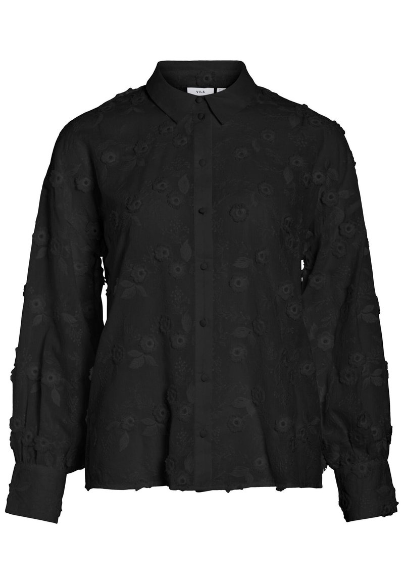 Vila Overhemdblouse antraciet