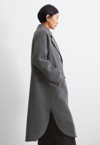 Marc O'Polo RAGLAN SLEEVE - Klassischer Mantel - deep grey melange