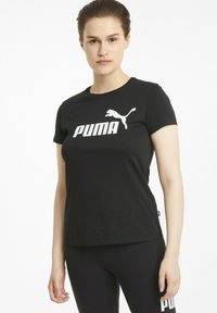 Puma - T-shirt print - puma black Miniatuurafbeelding 1