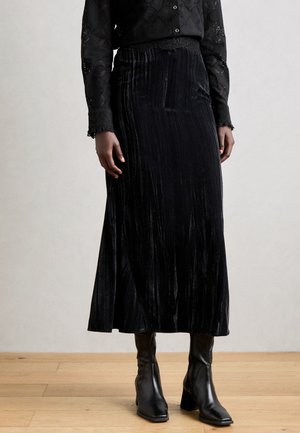 SKIRT - A-line skjørt - evening black