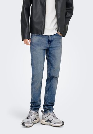 Jeans slim fit - medium blue denim