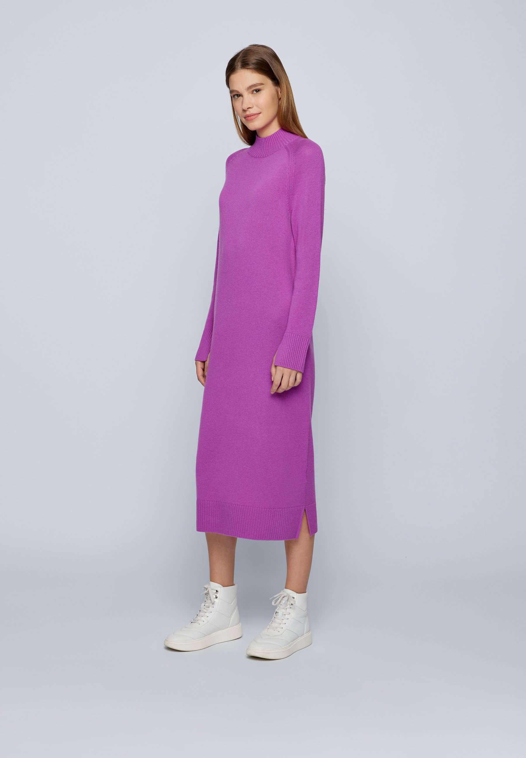 lavender jumper dress