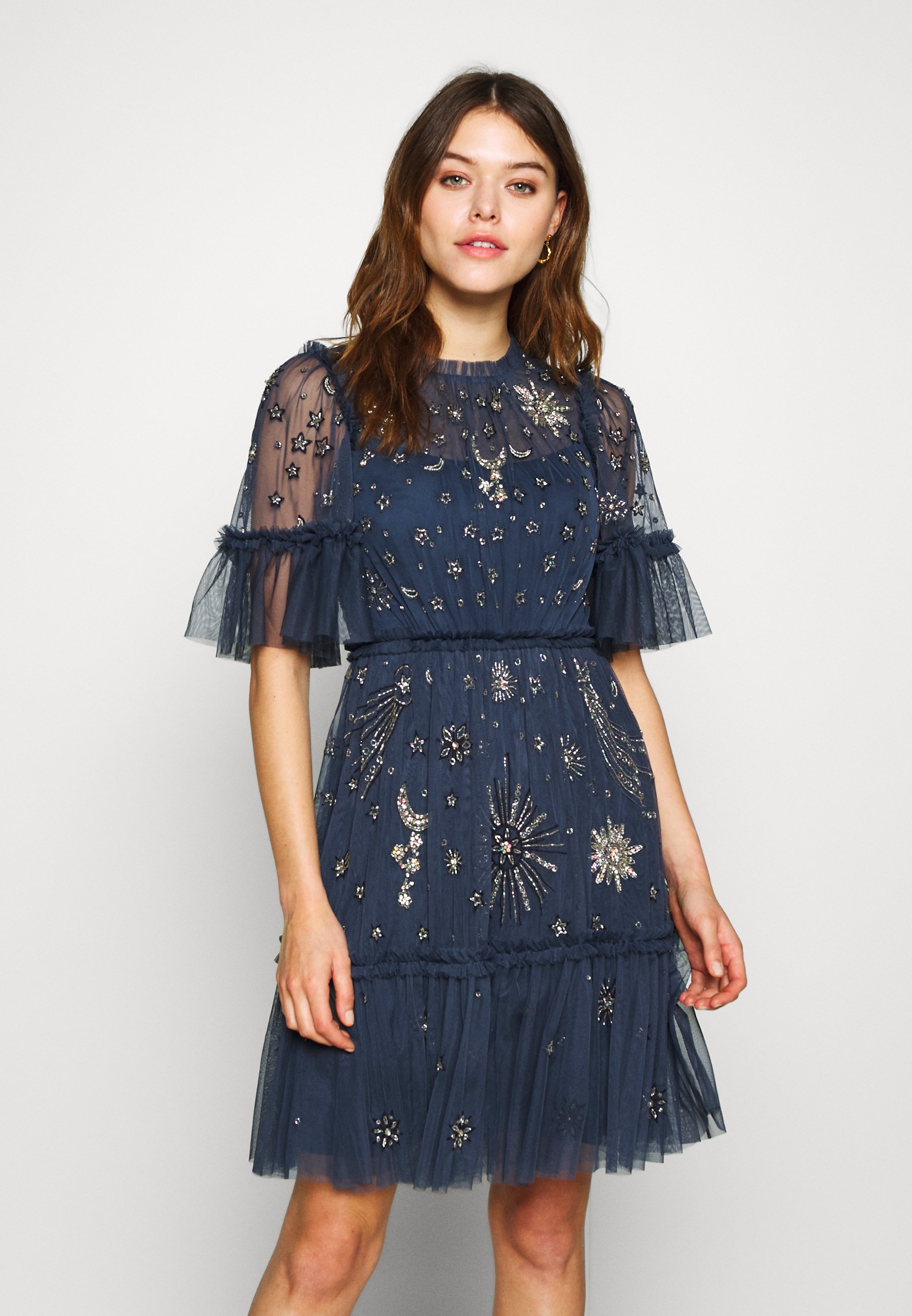 Needle & Thread ETHER MINI DRESS Cocktailkjole midnight Needle & Thread ETHER MINI DRESS - Cocktailkjole - midnight