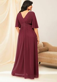 Lipsy EMPIRE SHORT SLEEVE - Rochie maxi - red