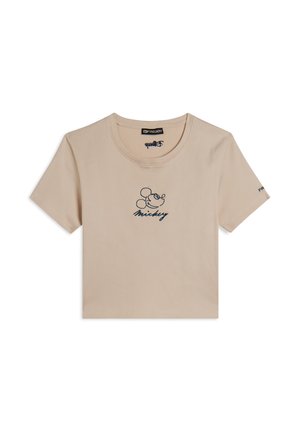 CON RICAMI DISNEY - T-shirt imprimé - beige
