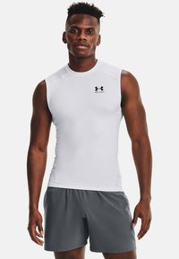 Under Armour - UA HG ARMOUR COMP SL HEAT GEAR - Top - white Miniatuurafbeelding 1