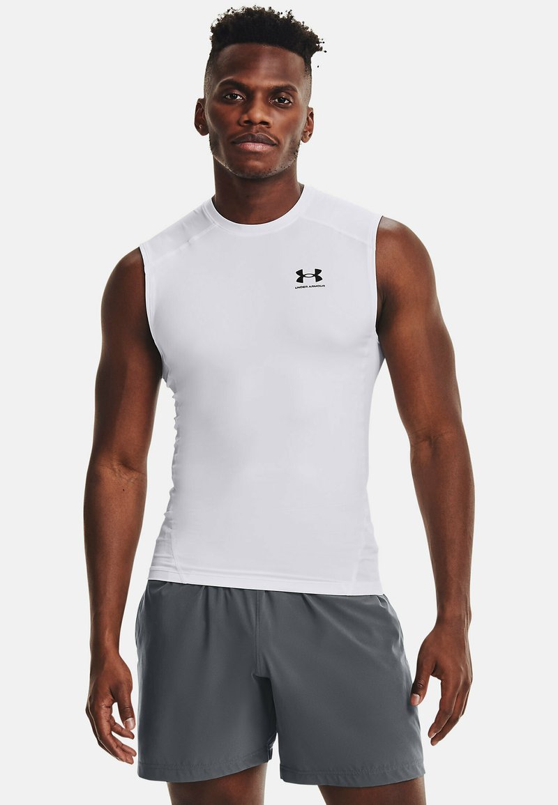 Under Armour - UA HG ARMOUR COMP SL HEAT GEAR - Top - white, Ingrandire