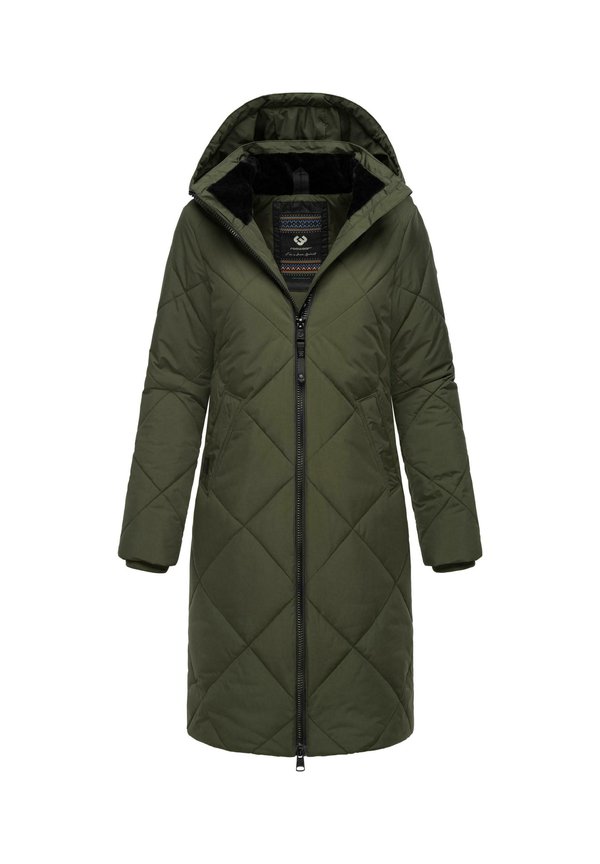 REBELA - Wintermantel - dark olive