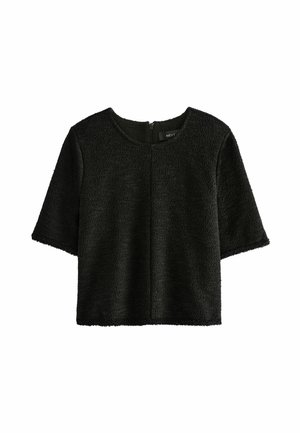 SHORT SLEEVE  - REGULAR FIT - Pluus - black