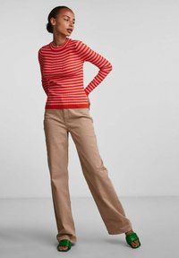 Pieces PCCRISTA O NECK  - Jumper - strawberry pink