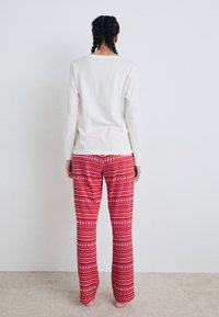 LASCANA XMAS  - Pizsama szett - white/red