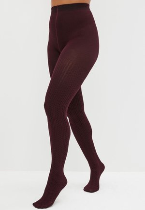 Next Strumpfhose - berry red