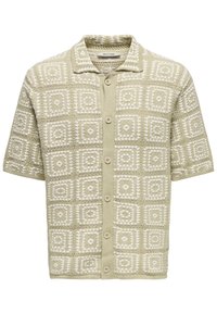 ONSBART RLX SS - Vapaa-ajan kauluspaita - beige