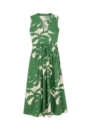 Oltre, VESTITO FLARE FANTASIA - Jurk - verde