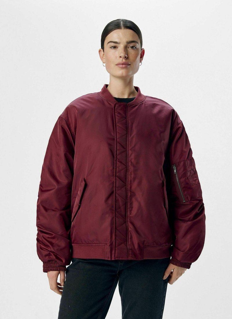 Object OVERSIZE - Bomberjakke - cabernet