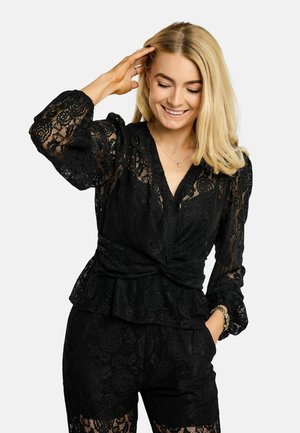 TIKI TWIST - Bluza - black lace