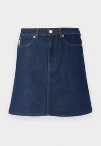 A SHAPED FIT SKIRT - Jupe en jean - dark blue