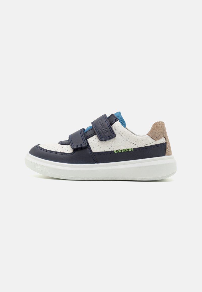 Superfit Jungen Sneaker 'Cosmo' – Mit BOA®-Verschluss, Veloursleder/Textil, Weiße PU-Sohle, In WMS-Weiten