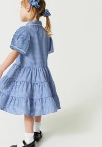 Clarks GINGHAM SCHOOL AND SCRUNCHIE SET - Ingruha - blue