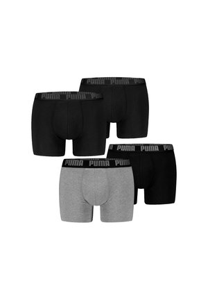 4 PACK  - Boxer Briefs - schwarz   grau   melange