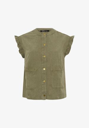 Yours Clothing, PLUS SIZE JACKETS - Veste en jean - khaki