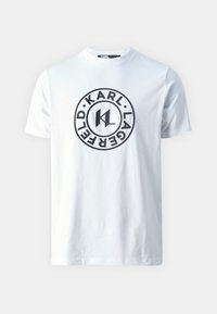 KARL LAGERFELD CREWNECK - T-shirt con stampa - white