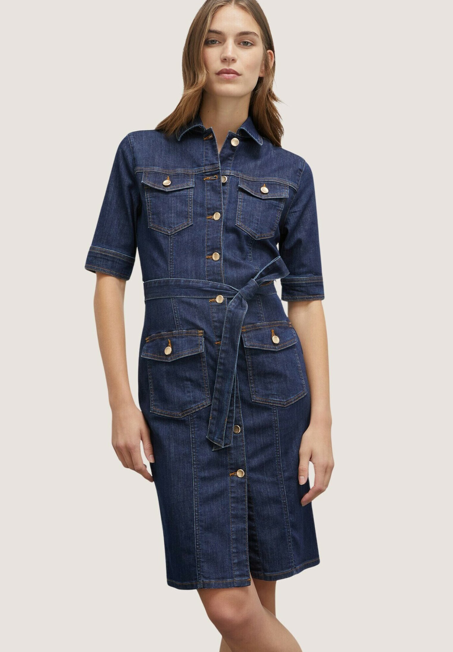 Motivi Vestito di jeans blu