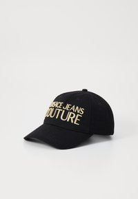 EMBROIDERY LOGO UNISEX - Gorra - black/gold