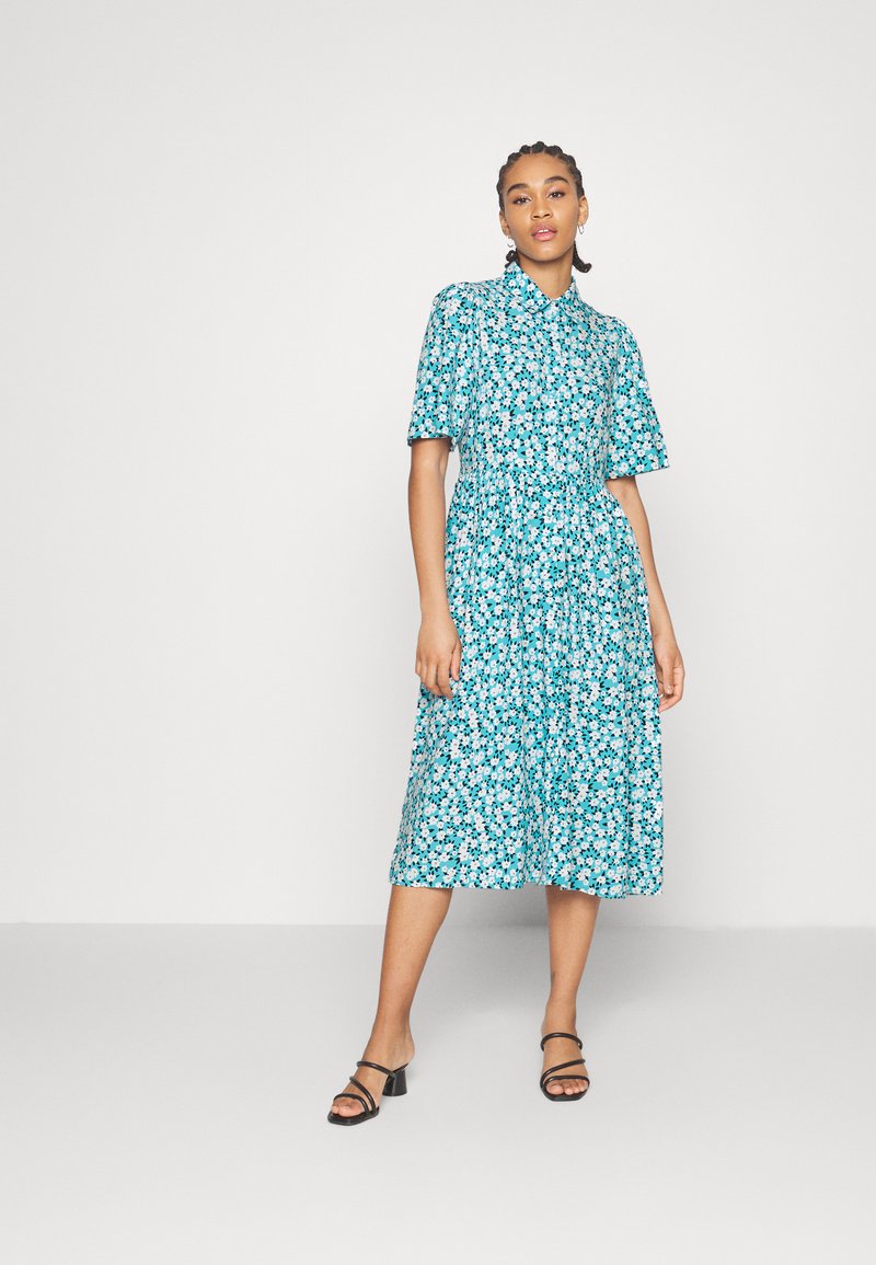 YAS YASSTELLI MIDI SHIRT DRESS - Φόρεμα ημέρας - blissfull blue