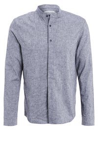 LINEN BLEND SHIRT - Ing - dark blue