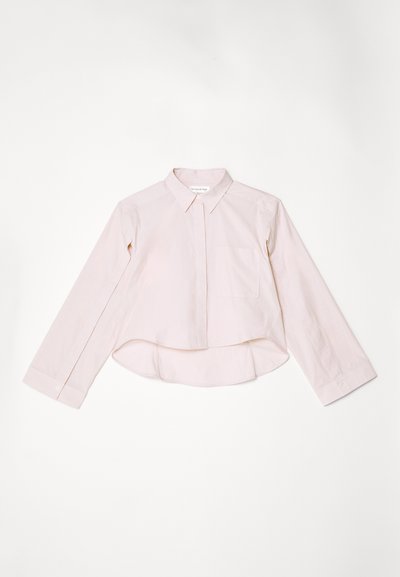 Victoria Beckham BUTTONED SLEEVE CROPPED SHIRT - Paitapusero - rose quartz
