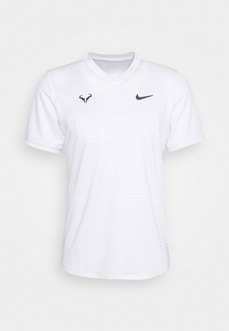 Nike Performance Rafael Nadal Challenger Print T Shirt White Gridiron White Zalando Co Uk