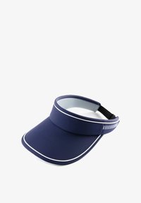 Wybrany, granatowy daszek przeciwsłoneczny, regulowany obwód