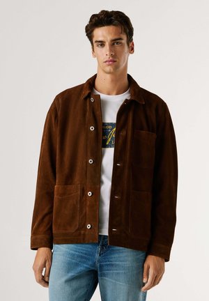 SINBAR - Giacca di pelle - conker brown