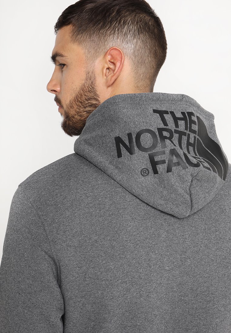 the north face seasonal drew peak hoodie in black