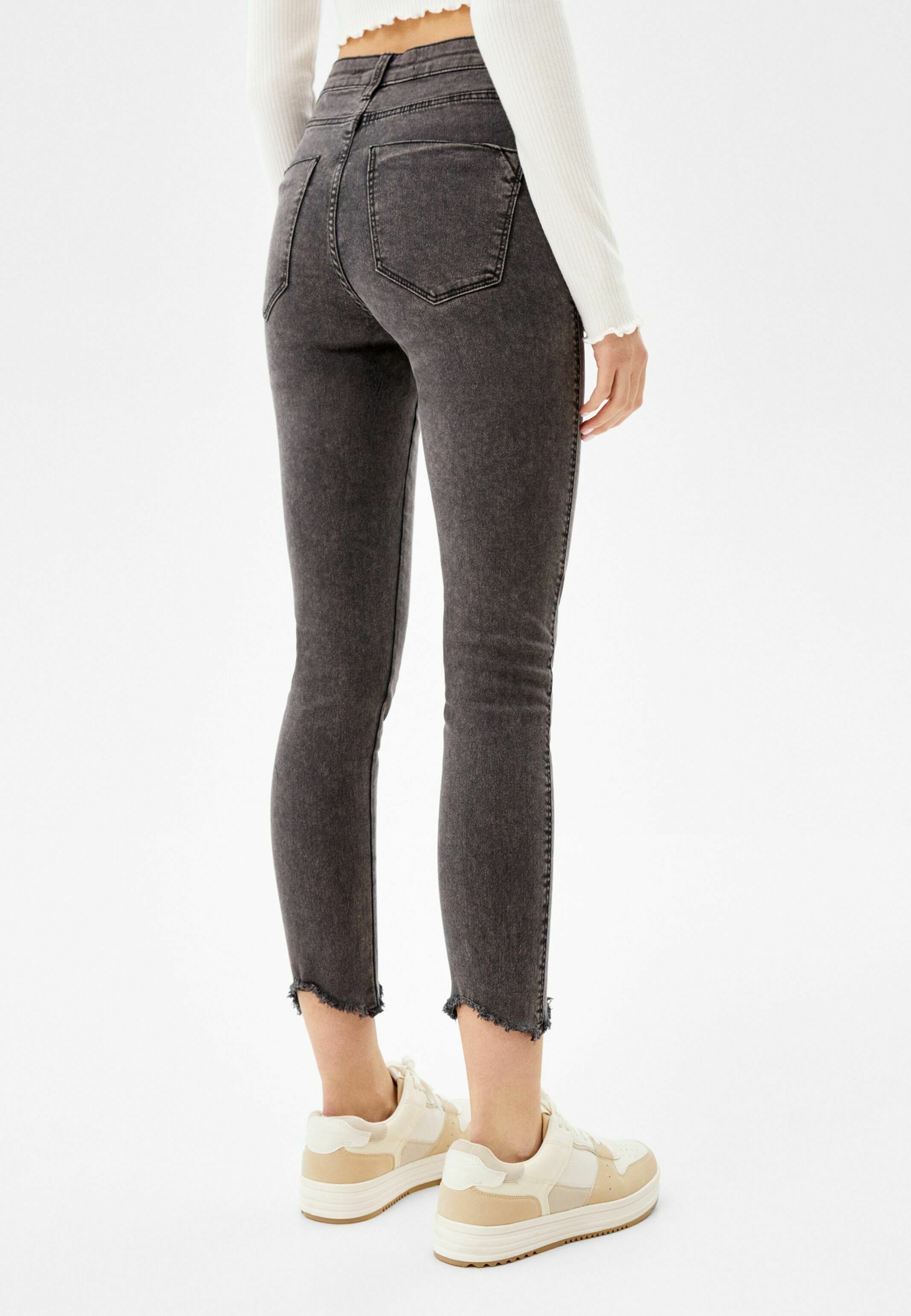 Bershka TWILL - Jeans Skinny Fit - grey - Zalando.ie
