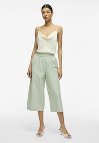 VILA VIPRISILLA CULOTTE - Hlače - silt green